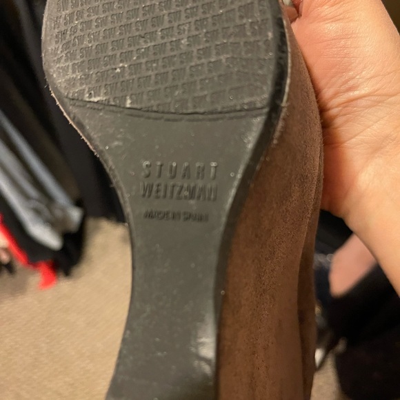Stuart Weiztman wedge knee high boots 8.5 - Picture 1 of 5
